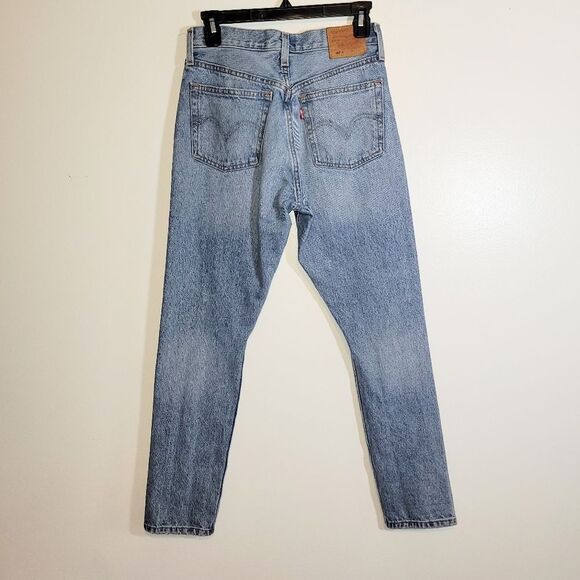 Levi's 501 Distressed Skinny Jeans 26 28 - Picture 5 of 12